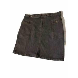 Emergency Exit Skirt Size 21 Plus Black‎ Pockets In Front